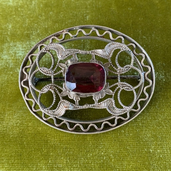 Antique Victorian Sash Pin - Picture 1 of 4